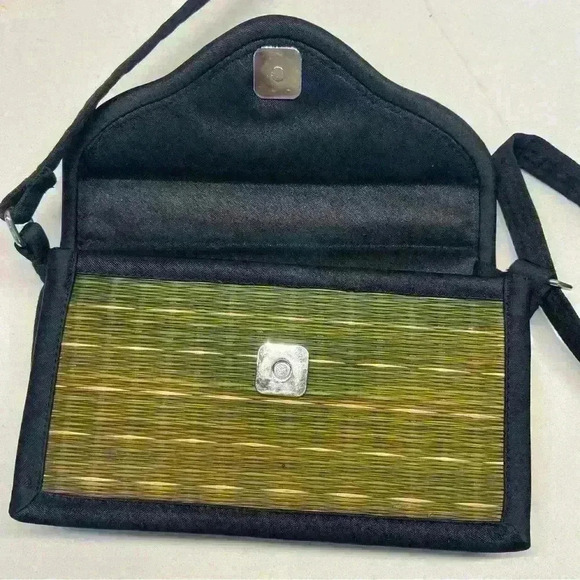 Fair Trade Tatami Woven Crossbody Shoulder
Purse Bag Saraye Baskets of Cambodia - Picture 7 of 10